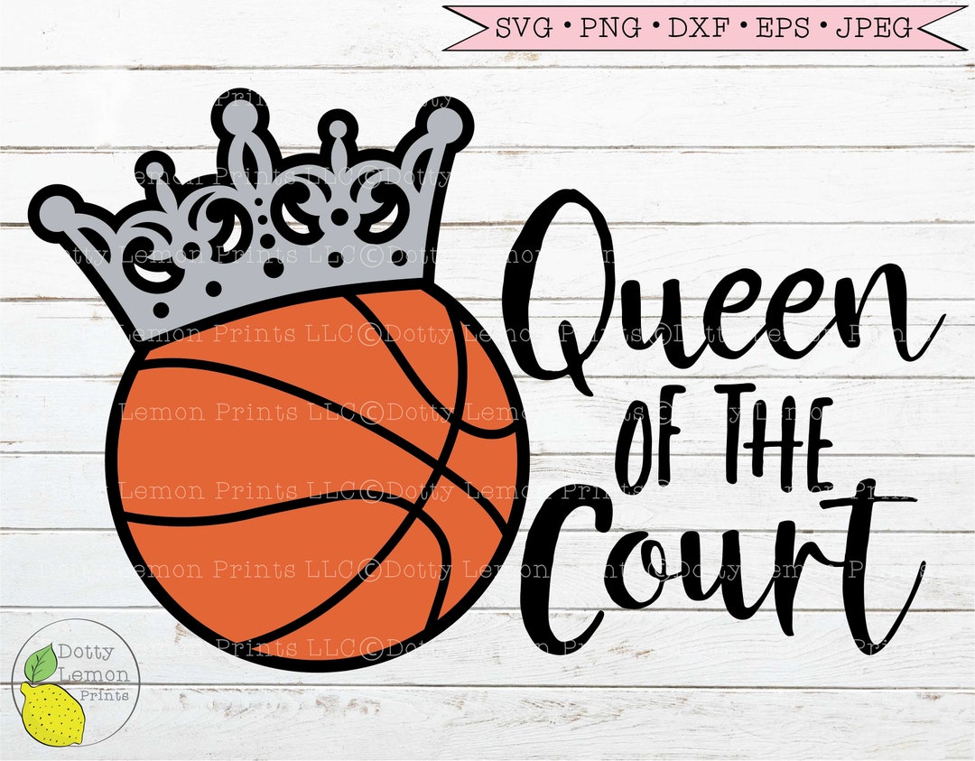 Basketball Svg Queen Svg Crown Svg Basketball Mom Svg Basketball Girl