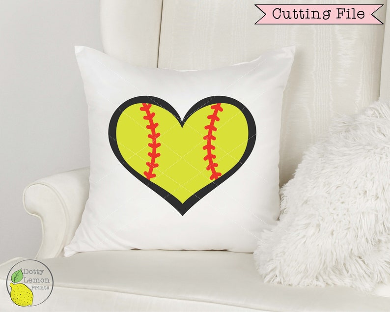 Softball Svg Softball Mom Svg Softball Stitches Svg Heart Etsy