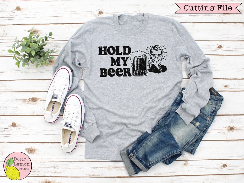 Hold My Beer svg Funny Dad svg Beer glass svg Papa Grandpa ...