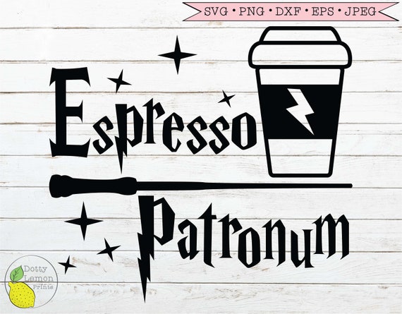 Download Harry Potter Svg Coffee Hogwarts Svg Espresso Patronum Wand Etsy