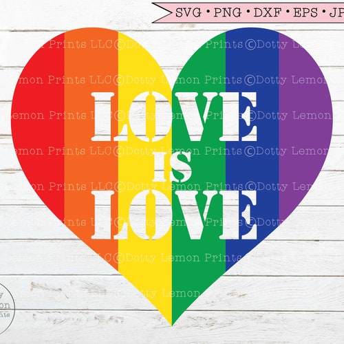 Rainbow Pride Svg Gay Pride Svg LGBTQ Svg Files for Cricut - Etsy