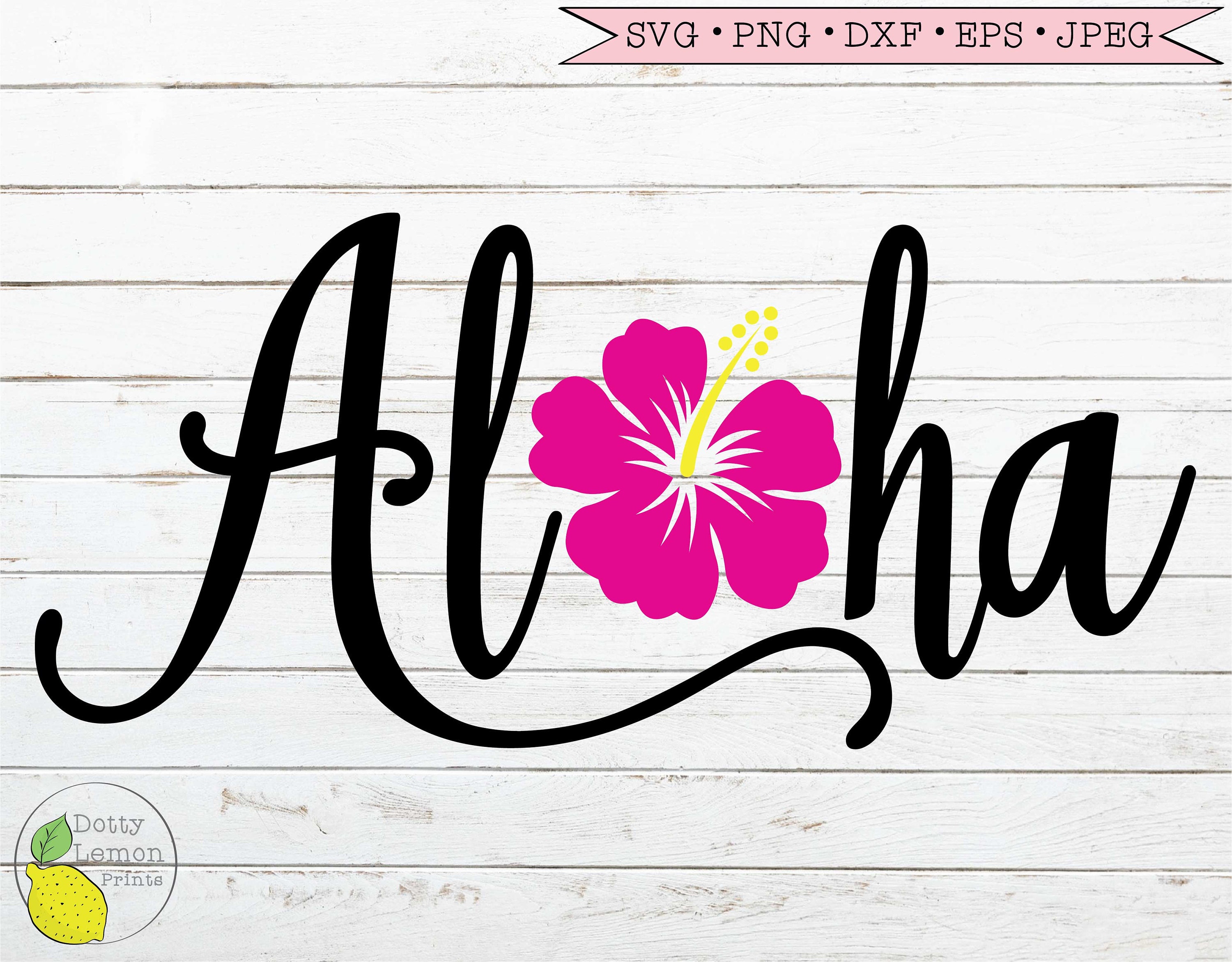 Aloha Hawaii Flower Decal Window Sticker Car Beach Tropical Vacation Summer Aloha Hawaii Flower Decal Window Sticker Car Beach Tropical Vacation Summer