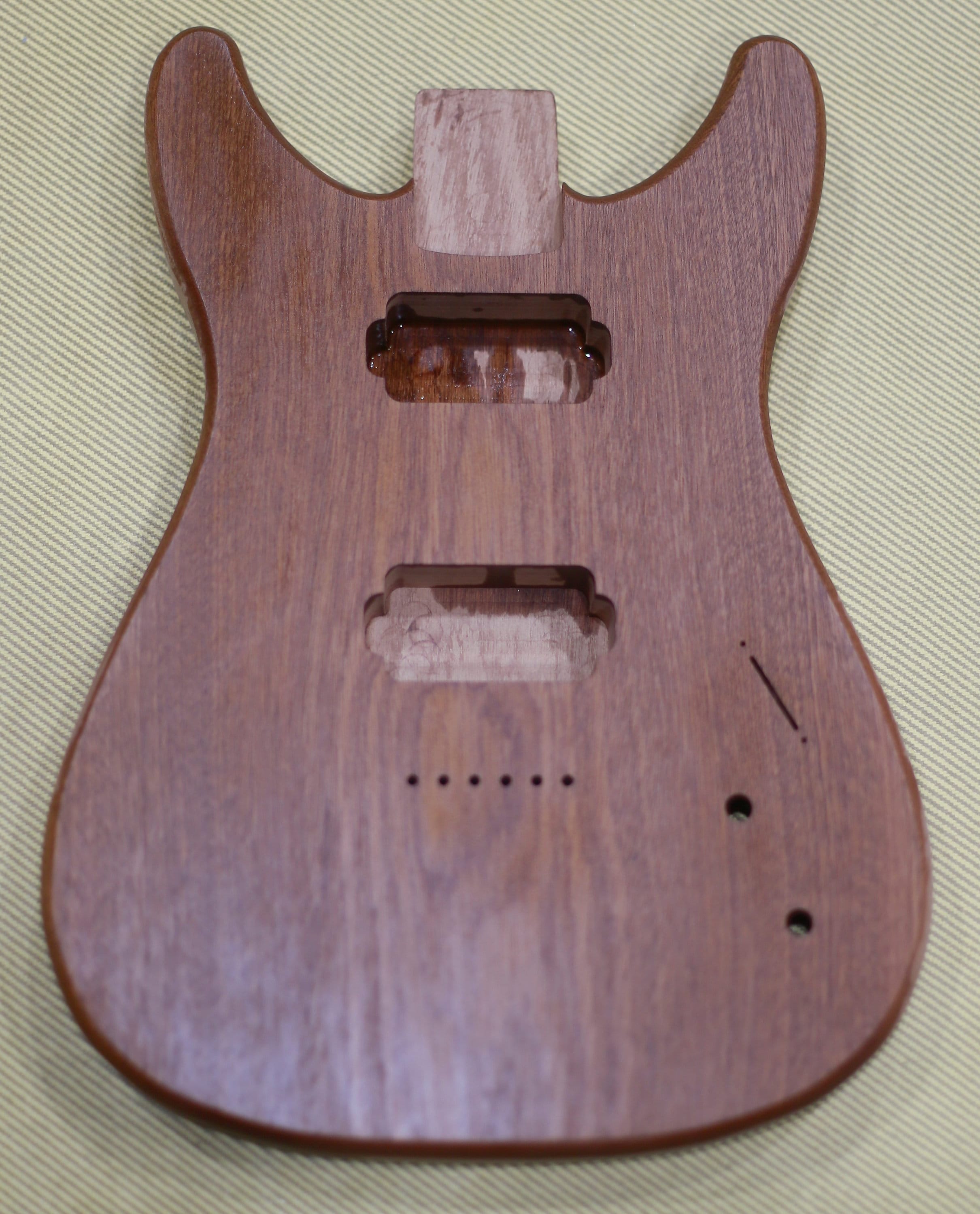 Sapele online wood guitar