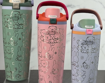 Laser Engraved Owala Sway Bunny Design