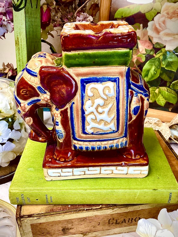 Elephant Painted Incense Burner Elephant Painted Incense Burner