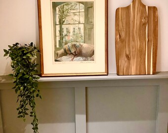 A Beautiful Vintage Signed Watercolour Print Titled Late Summer