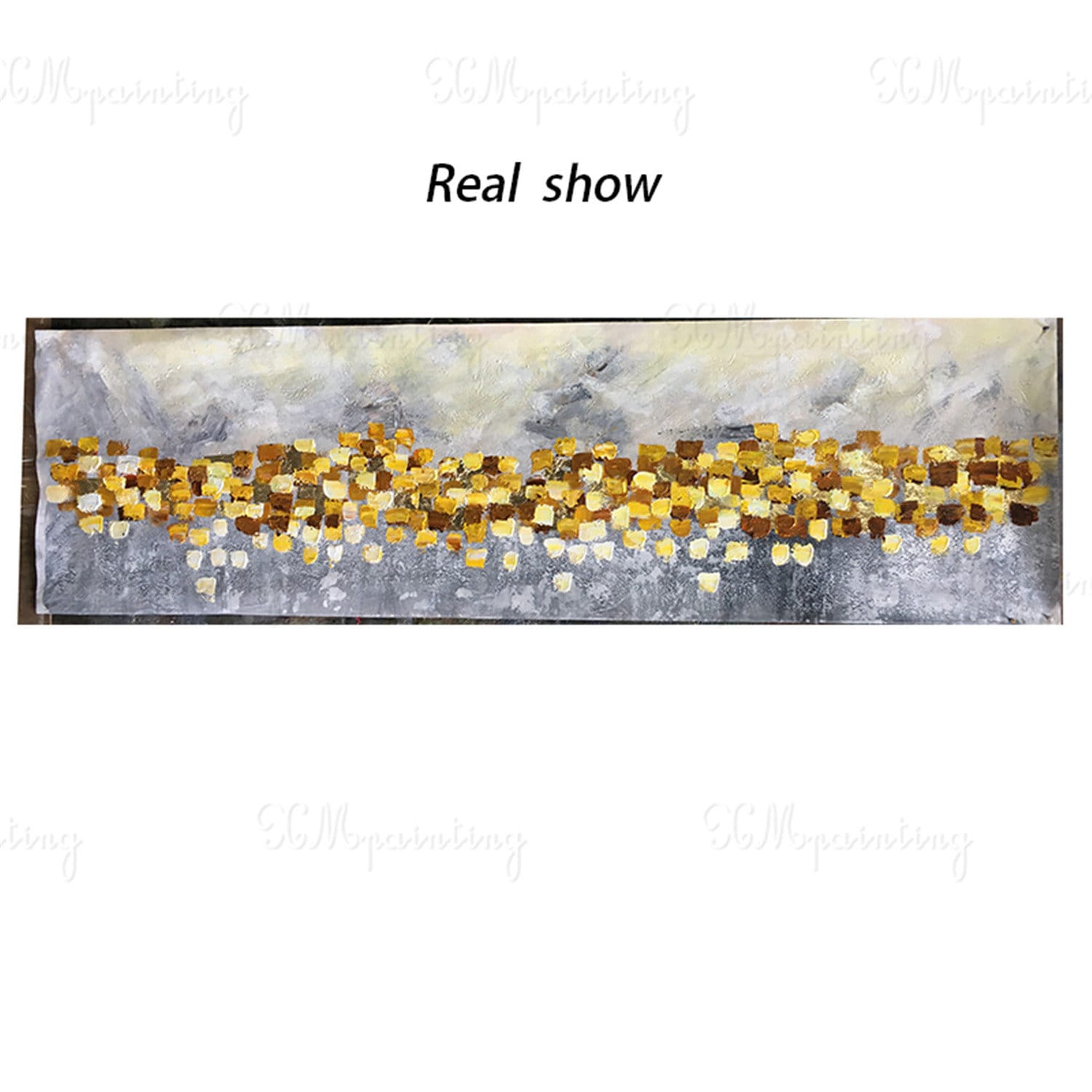Gold Art Paintings on Canvas Wall Art Pictures for Living Room Etsy