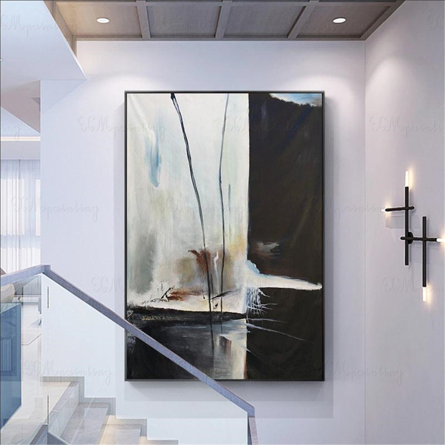 Original abstract paintings on canvas wall art pictures for Etsy