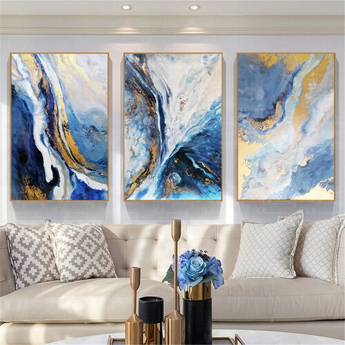 Abstract Painting Canvas Wall Art for Living Room Wall Decor - Etsy