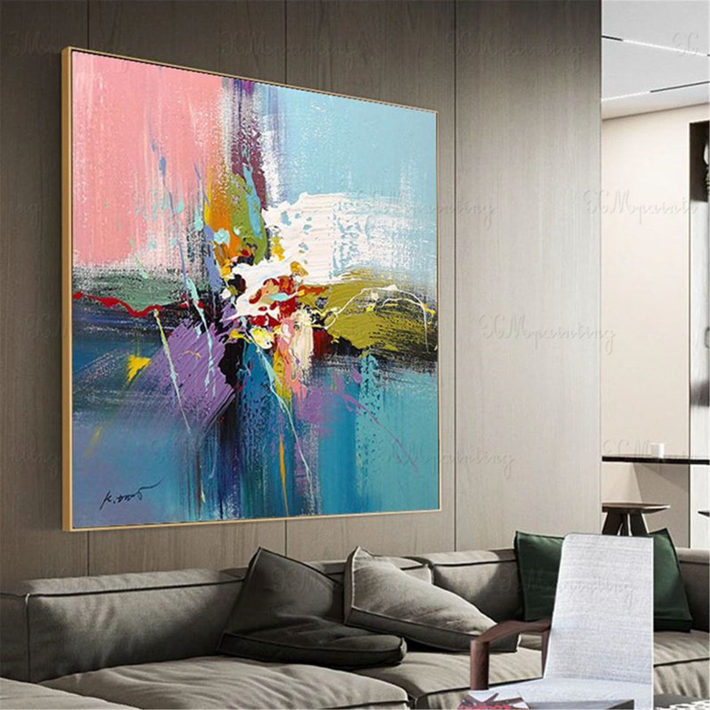 Abstract Painting Wall Art Pictures for Living Room Bedroom - Etsy