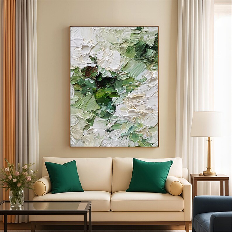 Colorful Abstract Textured Wall Art modern Impasto Painting canvas 