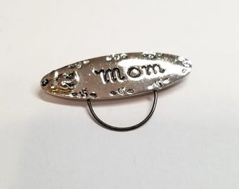Vintage Disney 'MOM' Charm Pin Jewelry