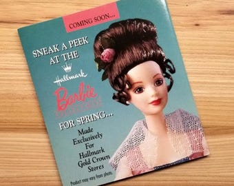 Hallmark Barbie Collectibles Brochure/Catalog from the 1996 Holiday Season