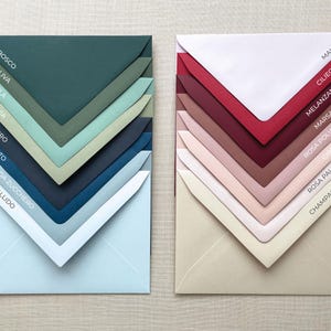 Sobres B6 para bodas, aniversarios, cumpleaños, bautizos, primeras comuniones, fiestas de empresa, sobres para invitaciones e invitaciones de boda.