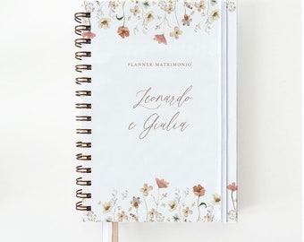 Planner Matrimonio personalizzato, agenda diario nozze, organizzatore wedding checklist, regalo per sposi personalizzato,regalo fidanzamento