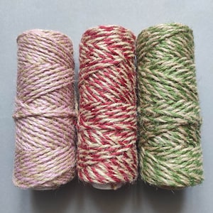 Christmas twine Gift wrapping twine string twisted 54 YDS
