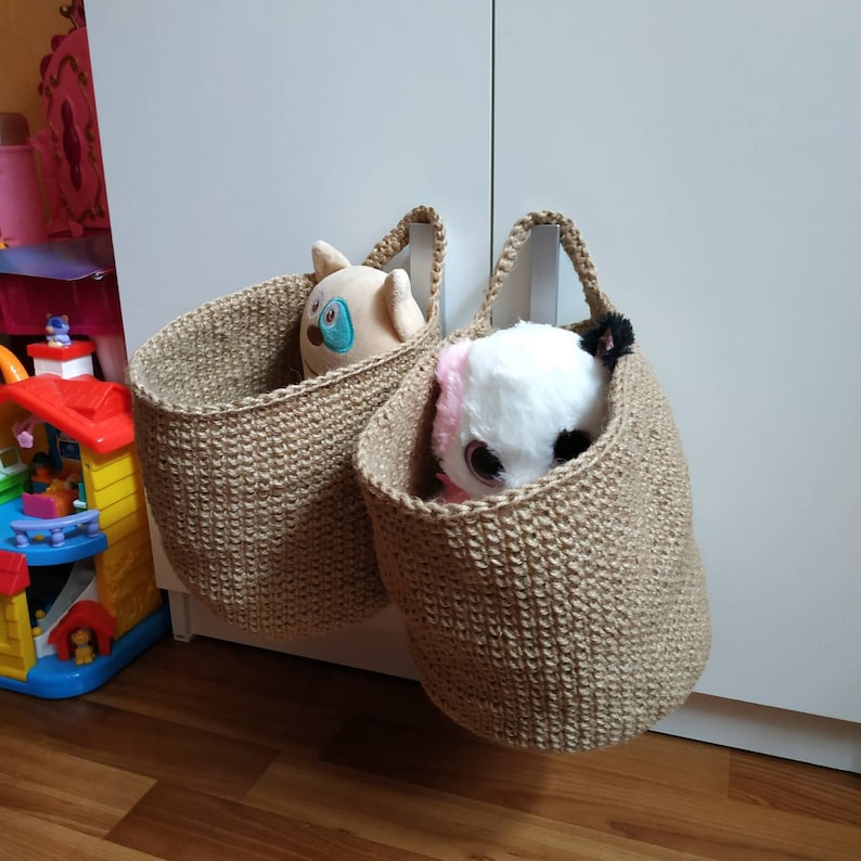 Nursery Storage Bins Wall Hanging Storage Baskets Onion and Potato