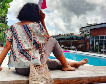 Indonesia Traditional Wood Bag