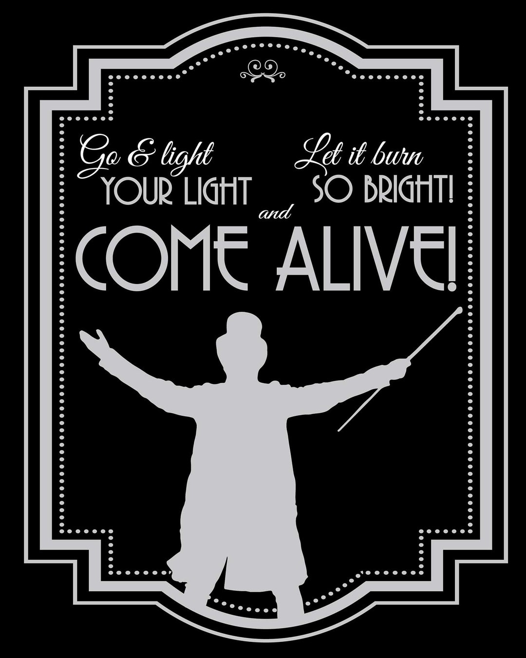 The Greatest Showman Come Alive Song Lyric Wall Art 8.5x11 Etsy