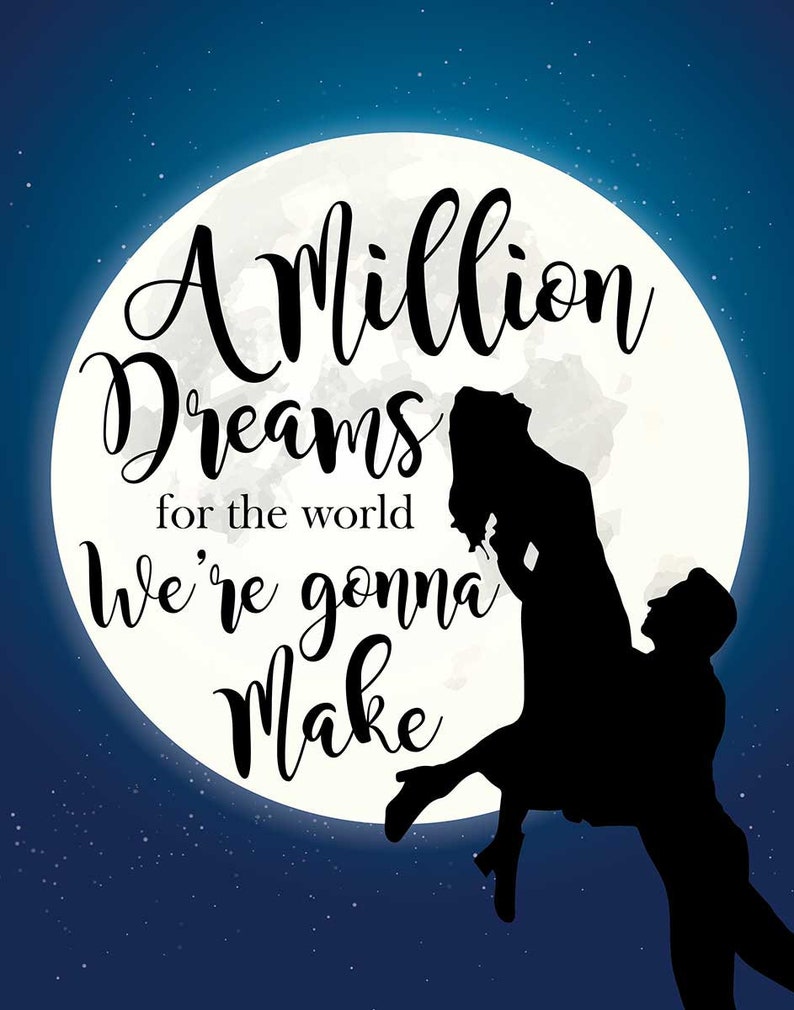 GREATEST SHOWMAN a Million Dreams for the World - Etsy Canada