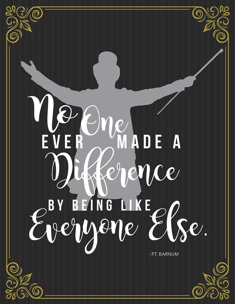 GREATEST SHOWMAN P.T. Barnum Quote no One Ever Made a - Etsy