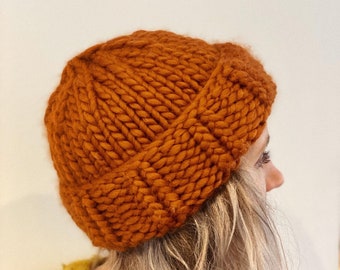 Chunky Knitting Pattern - Blaize Beanie