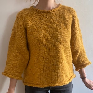 Chunky Knitting Pattern Capella Sweater image 4