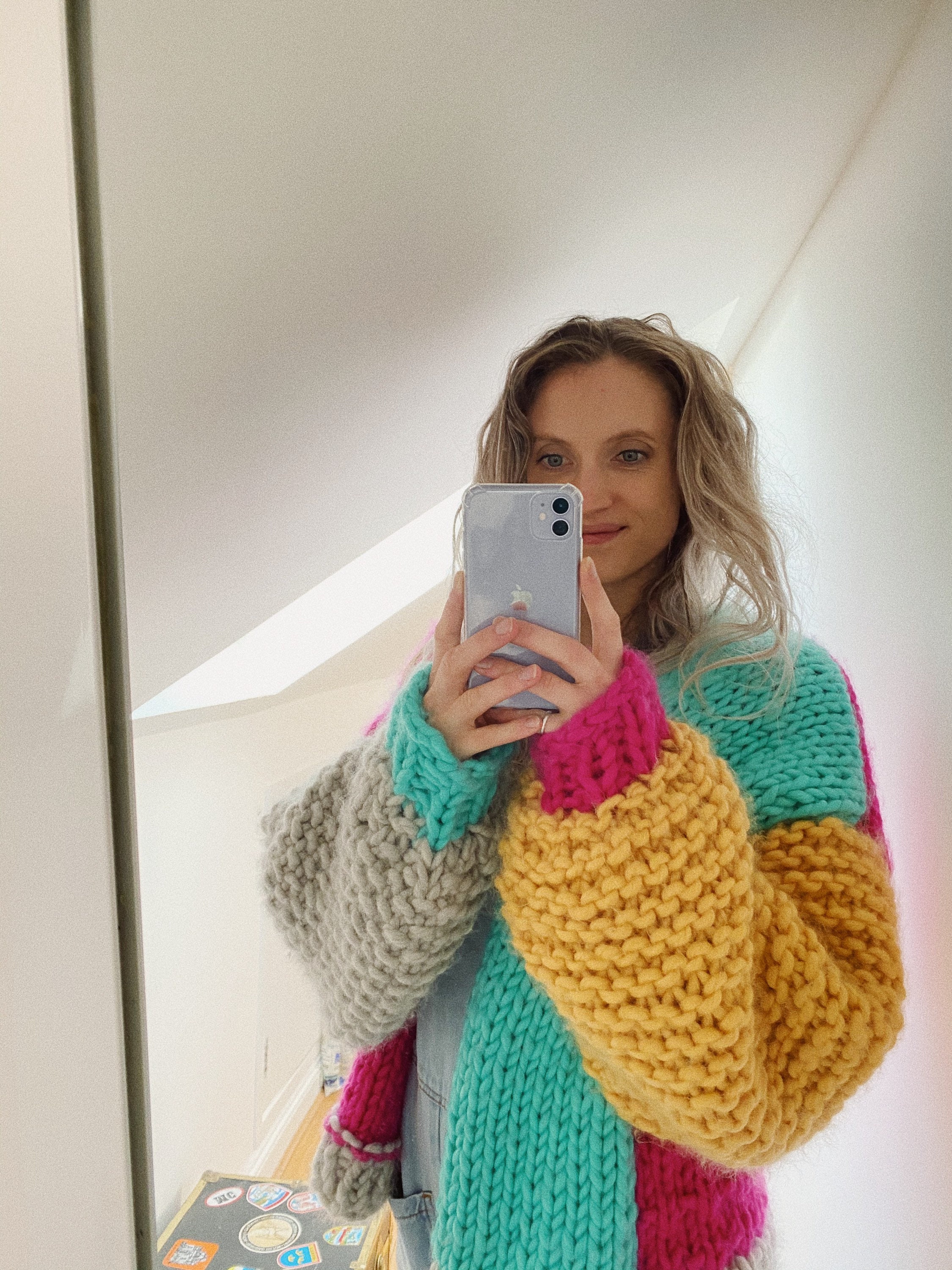 Chunky Knitting Pattern - Six Stitch Cardigan - Etsy