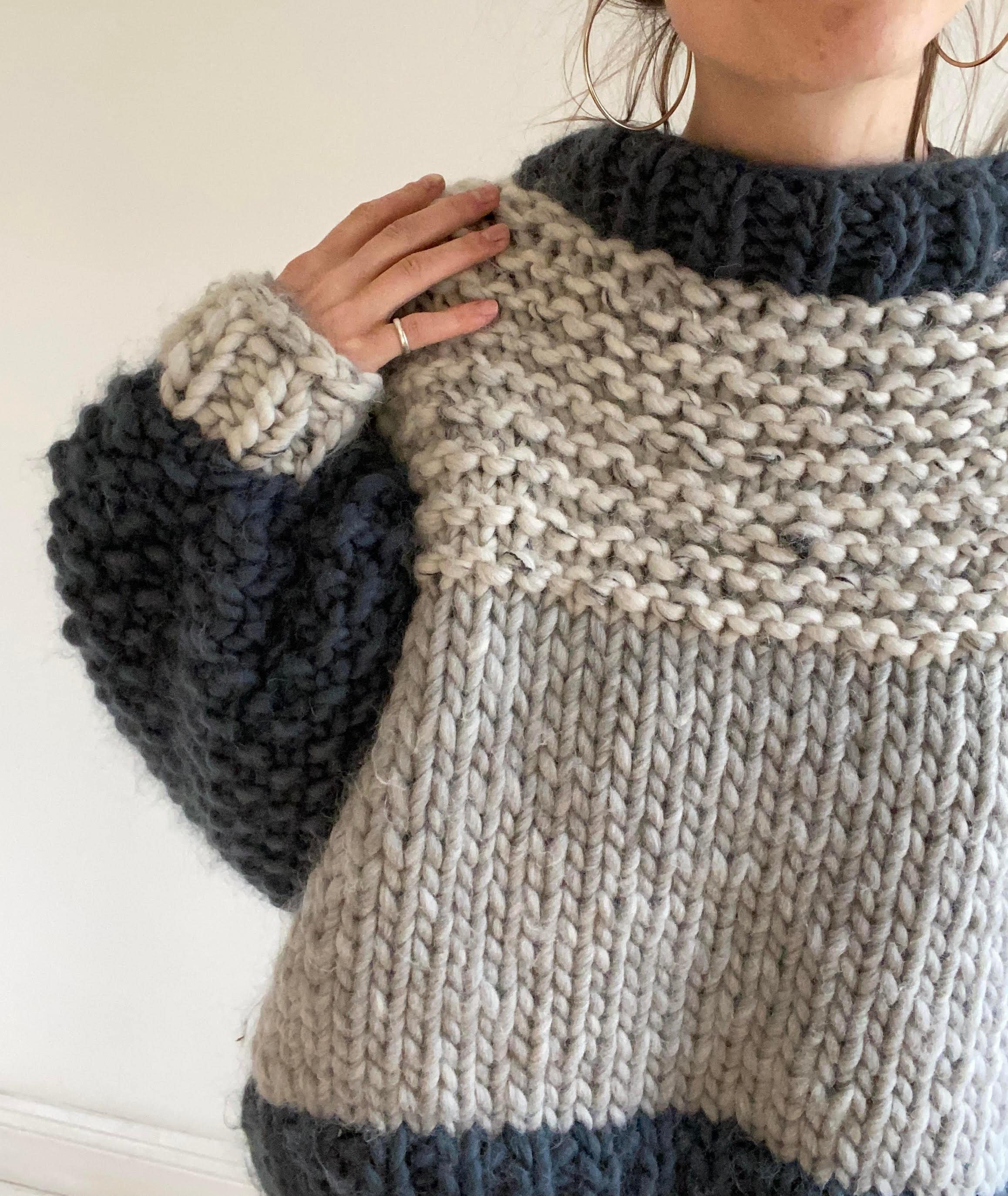Chunky Knitting Pattern Six Stitch 