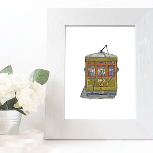 New Orleans Streetcar Art Print