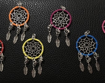 Handmade dream catcher pendants