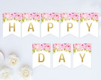 birthday banner printable etsy happy birthday banner printable