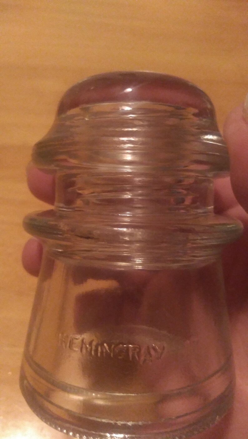 Hemingray 17 Glass Insulator Made in U.S.A. 12/1957 Etsy