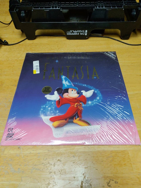 Walt Disney's masterpiece Fantasia on 2 laserdisc Circa. 1978