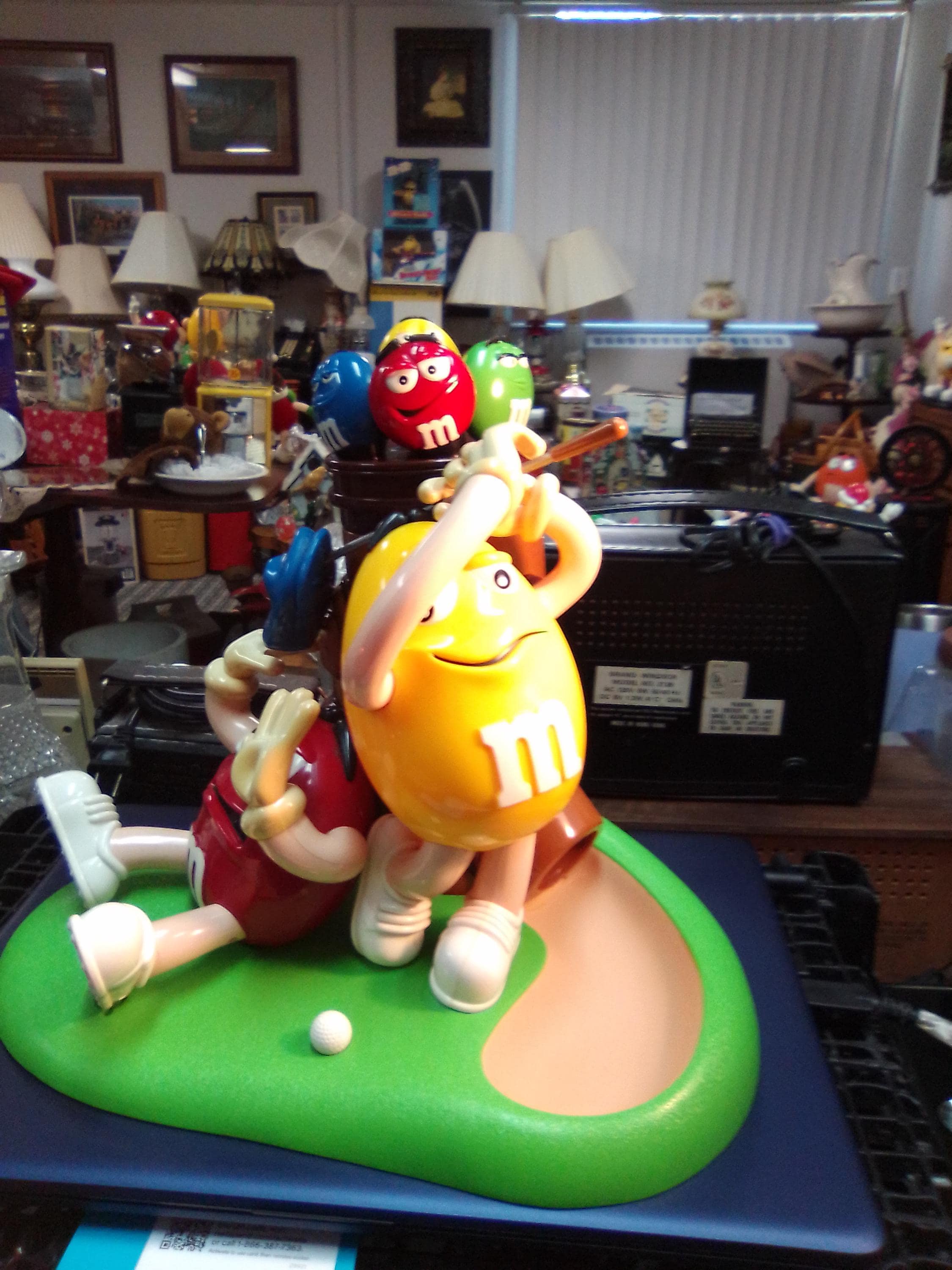 M&m Golfer Candy Dispenser - Etsy