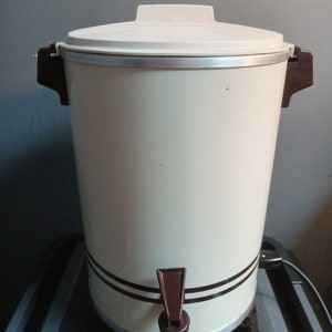 USED Vintage West Bend 48 Cup Coffee Urn Model 3638E