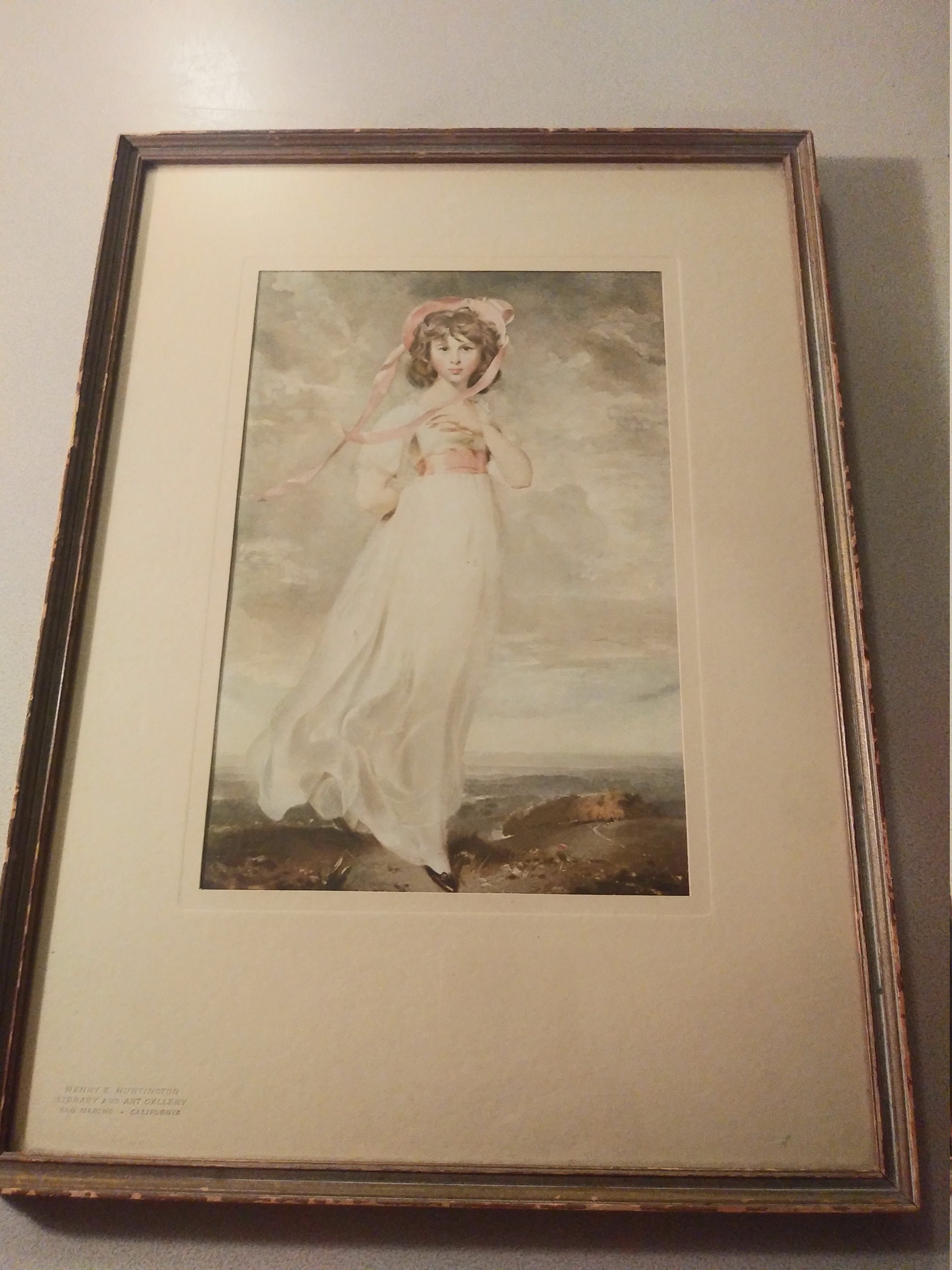 Pinkie by Thomas Lawrence. Original Engraving That Hung in the - Etsy