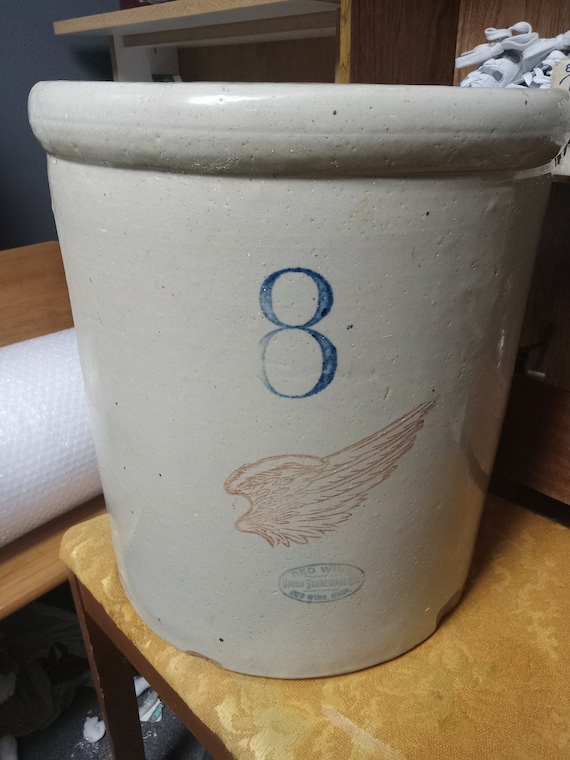 8 Gallon Red Wing Crock