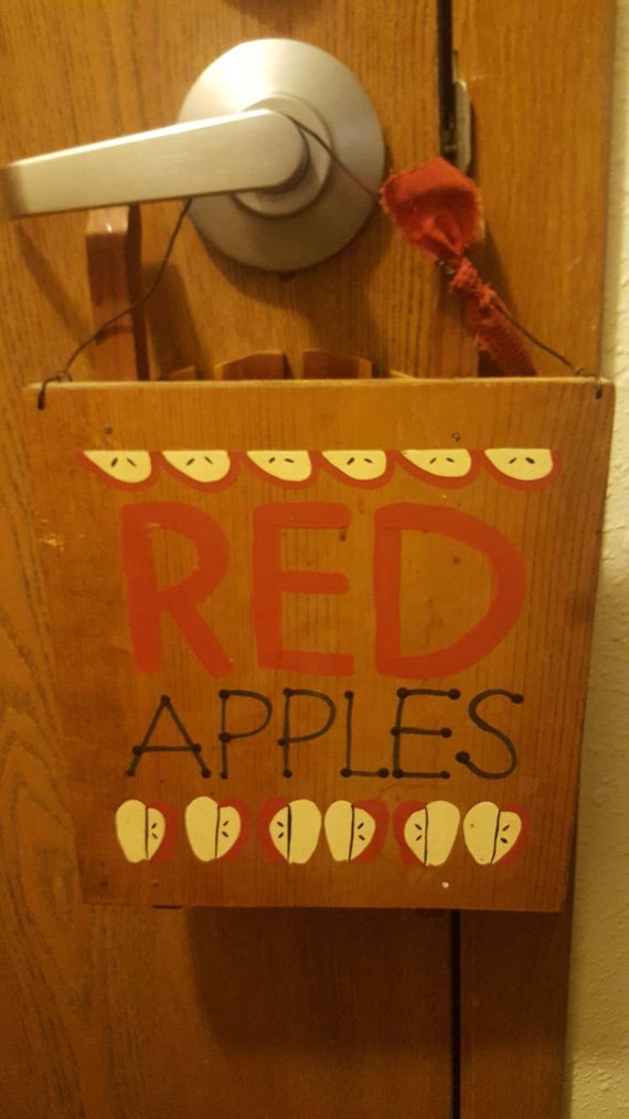 Wooden sign/wooden sled.