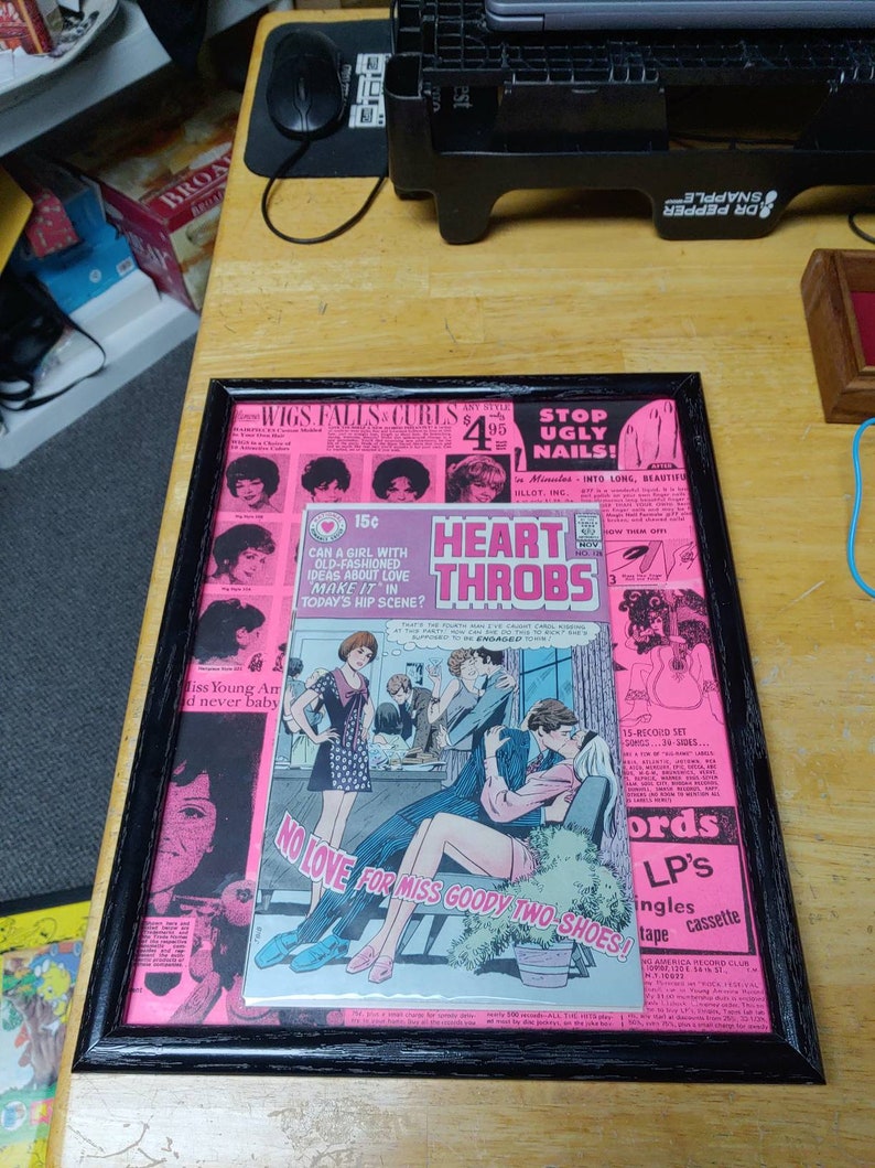 Heart Throbs Comic Book #128 November with 19 frame Complete Free Shipping Circa. Popular standard glass