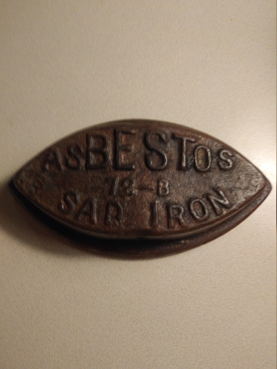 Asbestos 72-B Sad Iron Circa. 1800s