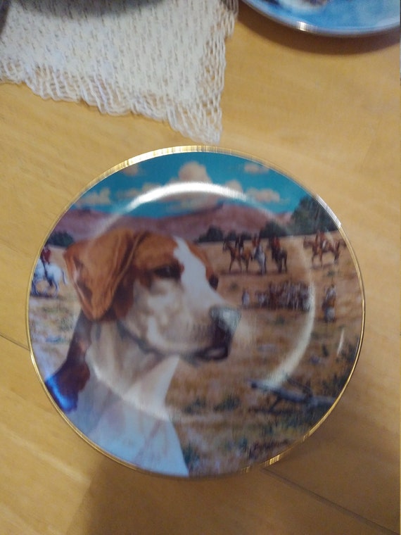 Fox Huny by Sy Barlowe Town and country dog series Reco Circa. 1990