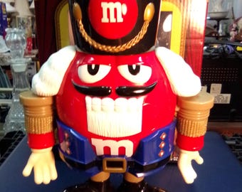 M&M Blue Nutcracker Candy Dispenser - Etsy