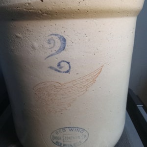 2 gallon Red Wing  crock Circa. 1915