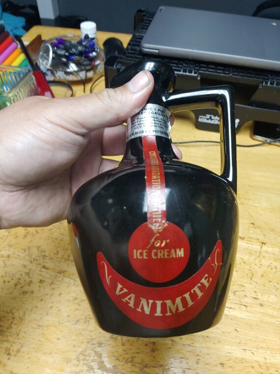 Vanimite vanilla stoneware bottle Circa. 1950s