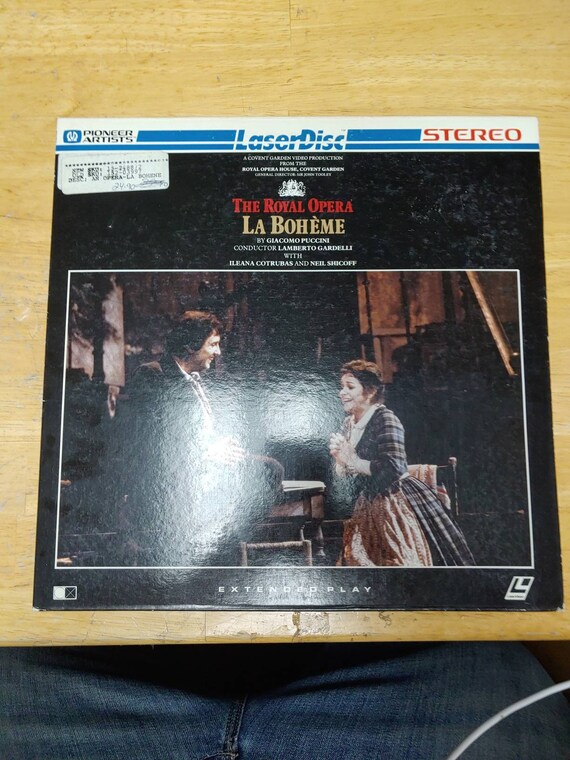 The Royal Opera la boheme with original program from the Opera Circa. 1982