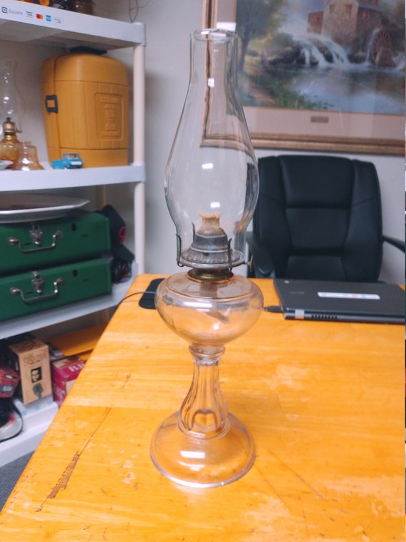 Hurricane oil lamp stamped  Circa. 1797