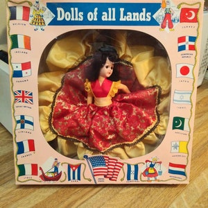 Dolls of All lands in original box Circa. 1950s
