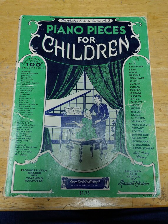 Piano Pieces for children No. 3 by Maxwell Eckstein Circa. 1934