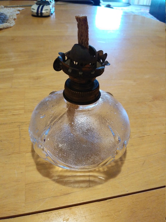 P & A manufacturing Acorn  Oil Lamp with out globe Circa. 1930s